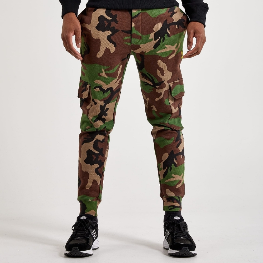 POLO Camo Fleece Joggers Sz XL NWT